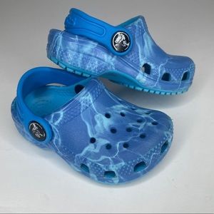 Crocs Kids Sandals Size 4 Blue